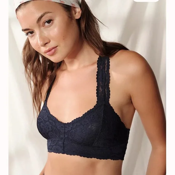 Free People Galloon Lace Racerback Bralette - Picture 1 of 5